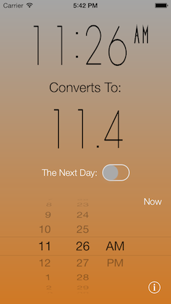 Time Converter 24 iOS Screenshot 4